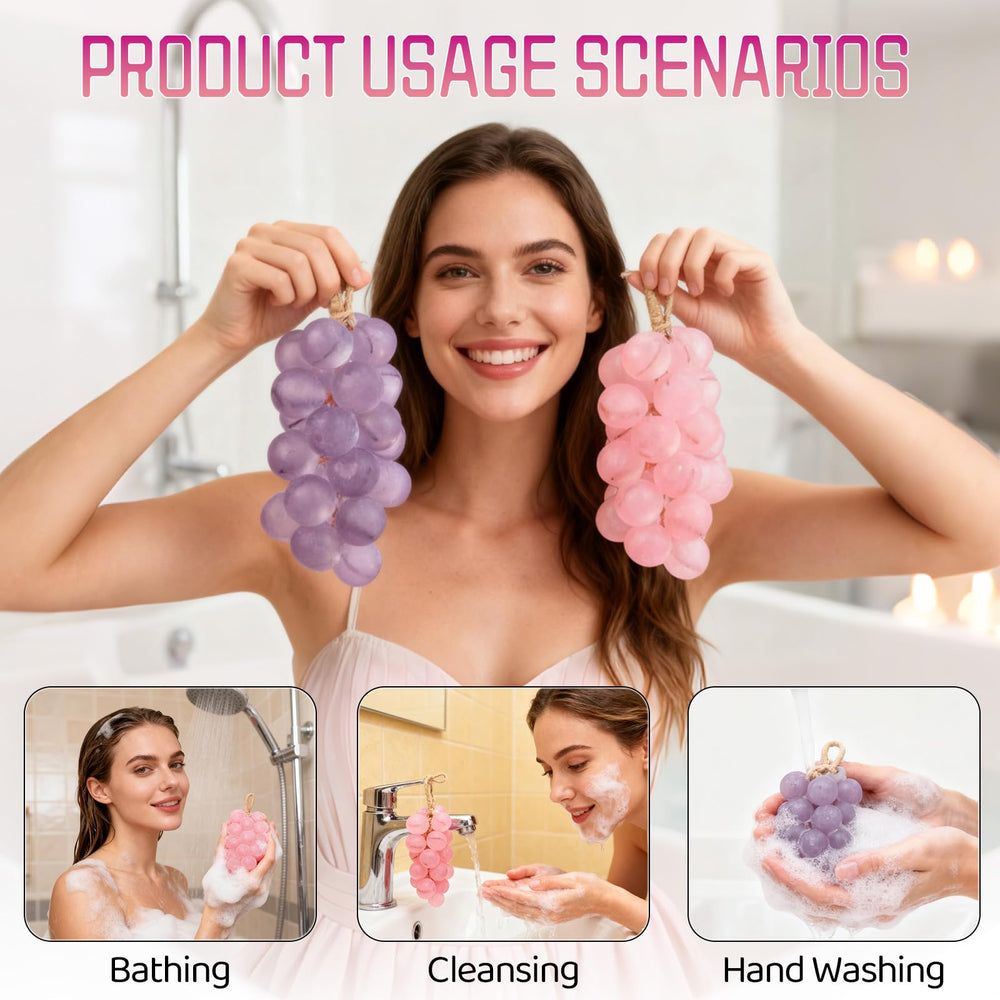 Gtyuoo Jabón en cuerda para ducha, diseño decorativo que refresca el baño.