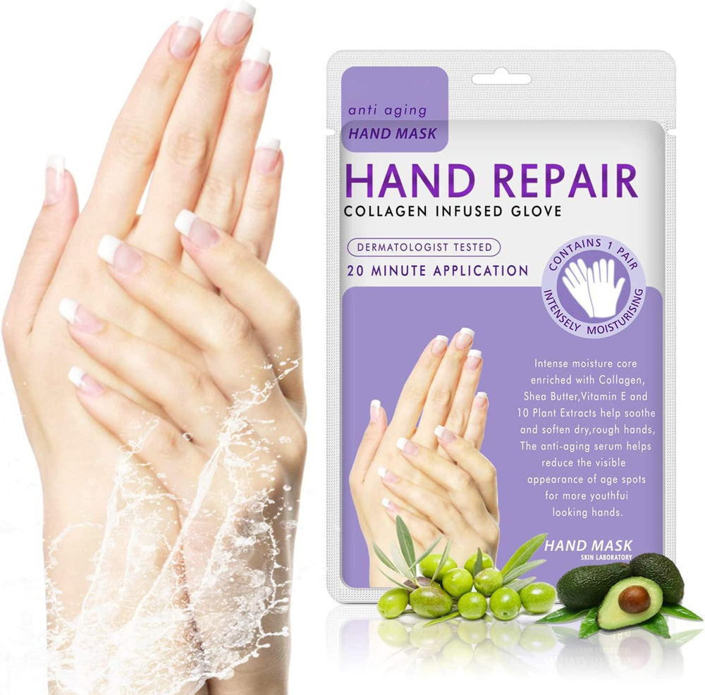 Guantes mascarilla Lavanda para manos: aroma relajante para ritual de cuidado.
