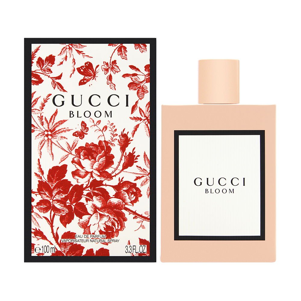 Gucci Bloom botella lacada en rosa, aroma floral para momentos especiales