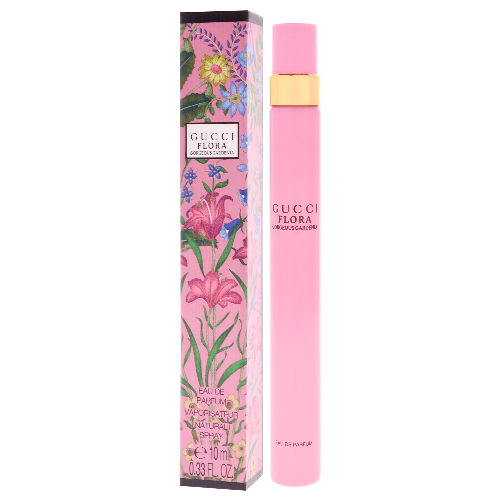 Gucci Flora Gorgeous Gardenia, envase de lujo, regalo ideal para ocasiones especiales.