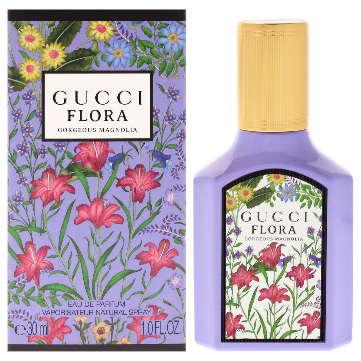Gucci Flora Magnolia Deslumbrante en botella, aroma floral elegante para ocasiones especiales
