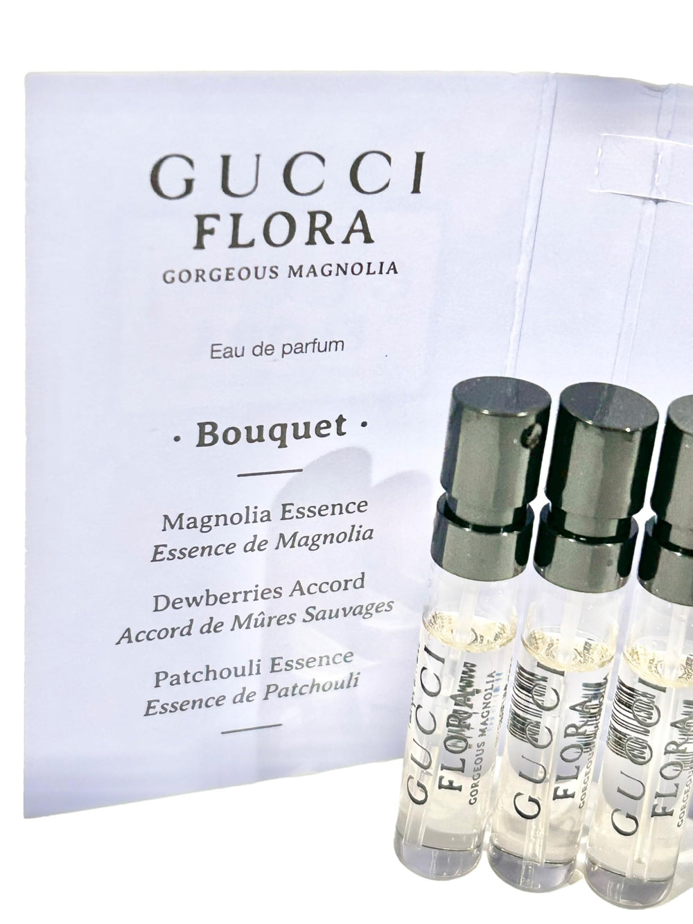 Gucci Flora Gorgeous Magnolia: set de tres miniaturas para probar en distintos días
