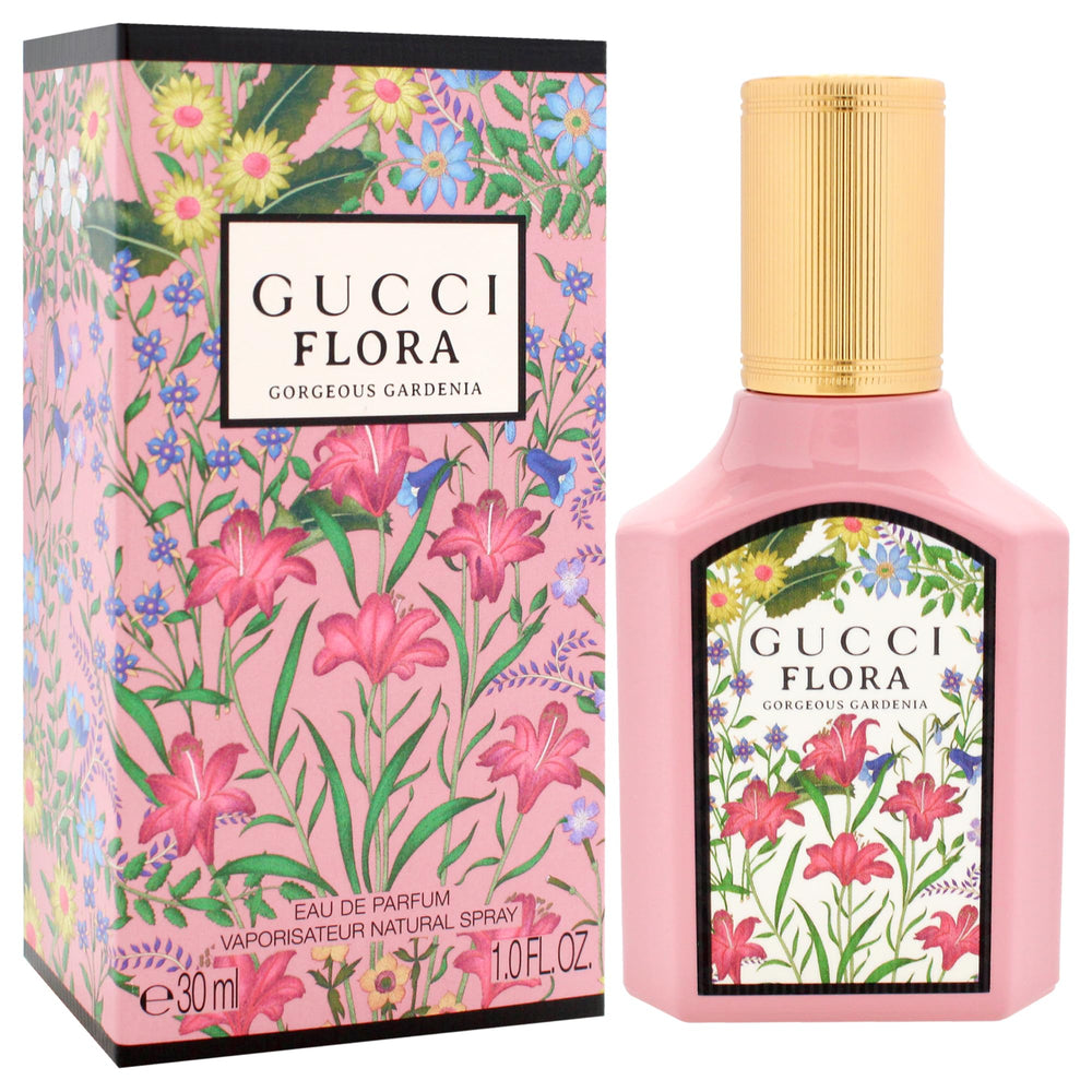 Gucci Flora Gorgeous Gardenia: atomizador en primer plano para una aplicación suave.
