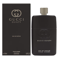 Gucci Guilty: botella frontal, aroma masculino duradero para uso diario