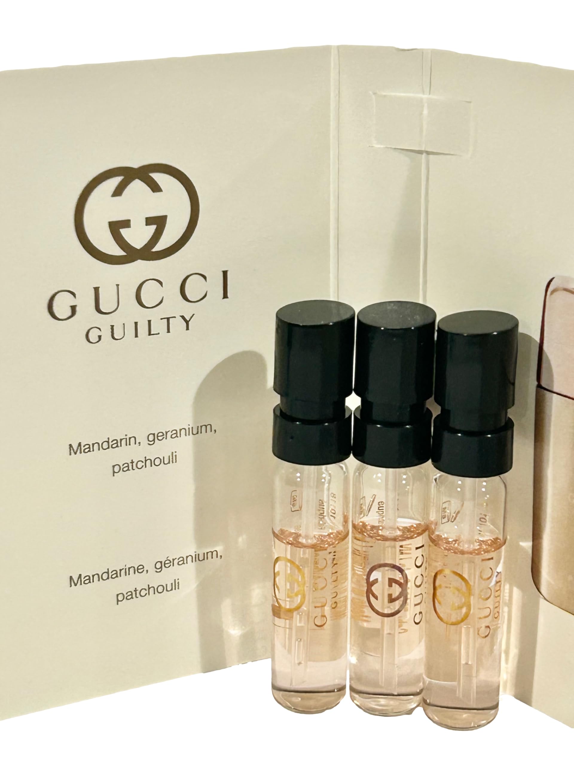 Gucci Guilty: spray de prueba en bolso para uso diario.