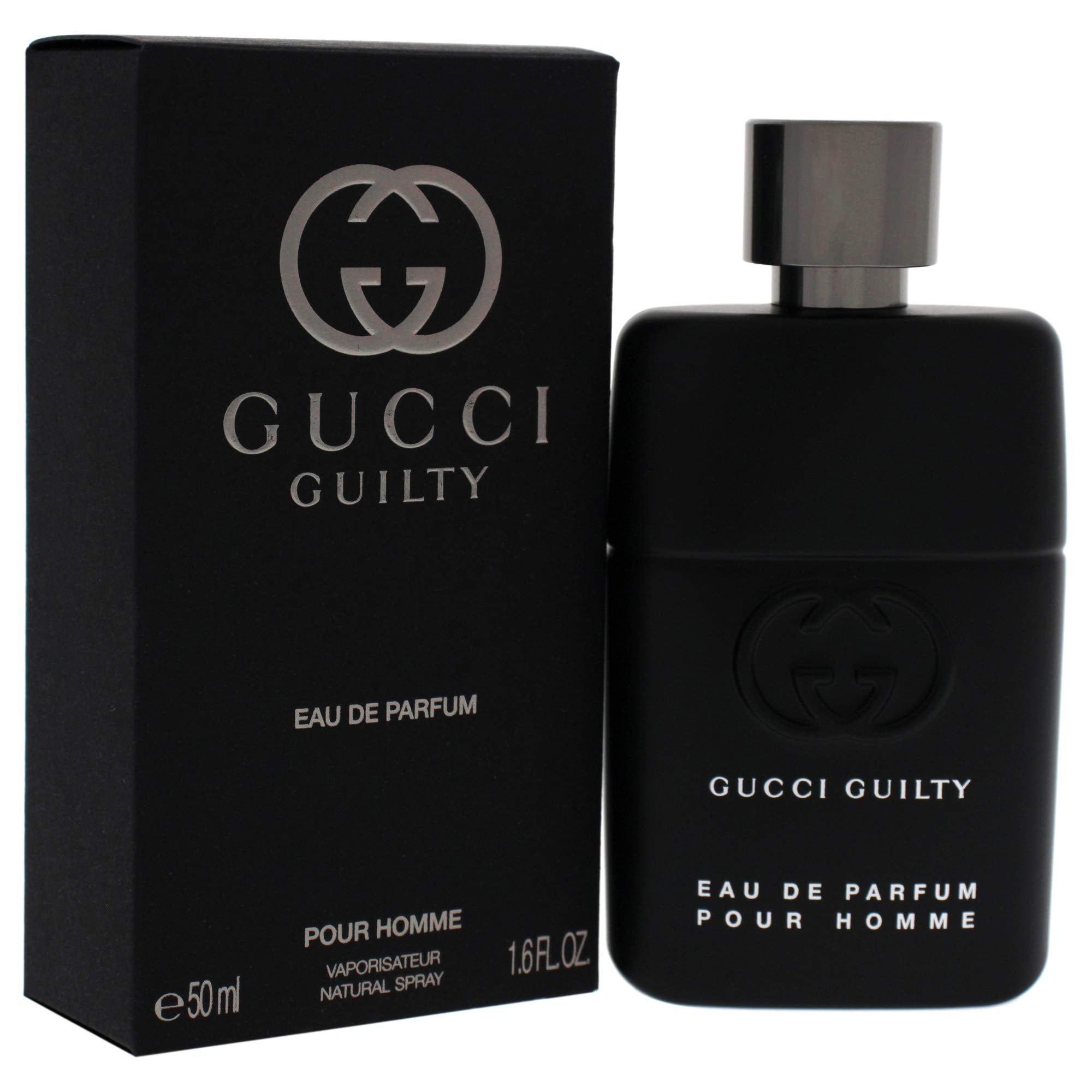 Gucci Guilty Pour Homme, caja de empaque, presentación premium para regalo.