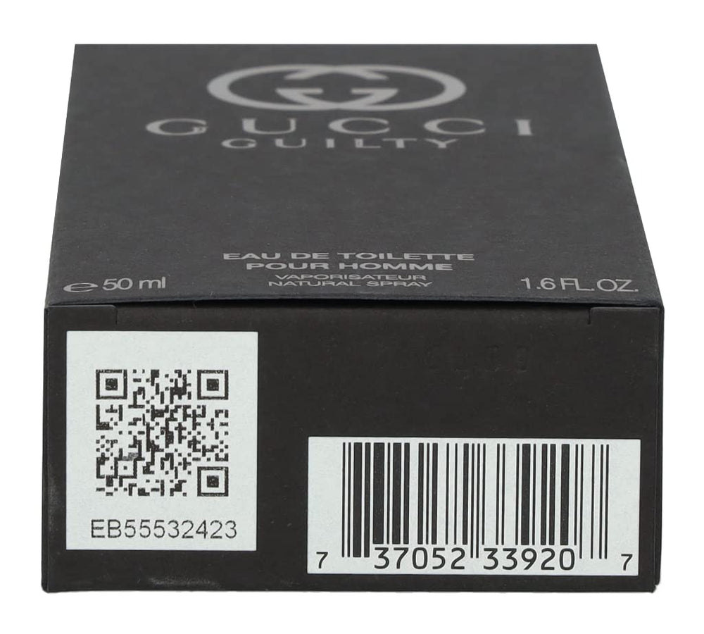 Gucci Guilty, presentación en caja, experiencia premium al abrir.