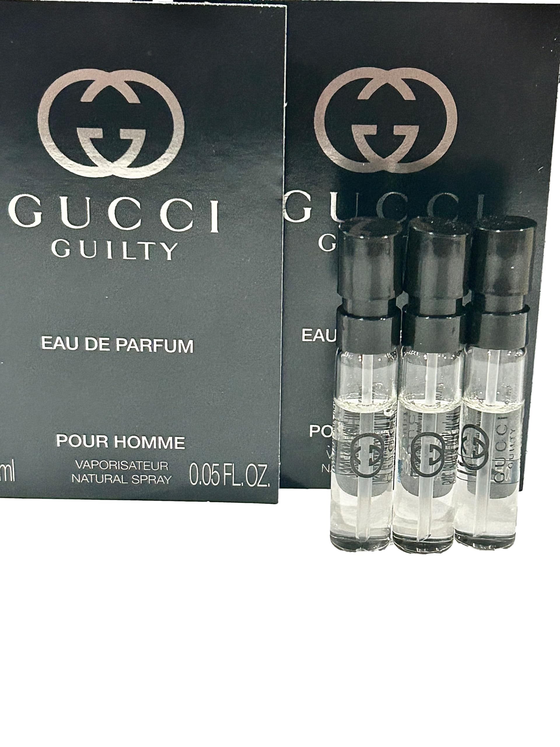 Gucci Guilty muestra de viaje de 1.5 ml para refrescar la fragancia durante el día
