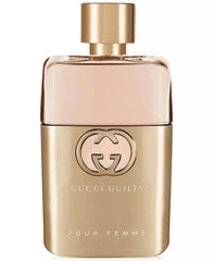 Gucci Guilty Mujer: notas frutales y pachulí, experiencia versátil para salidas.