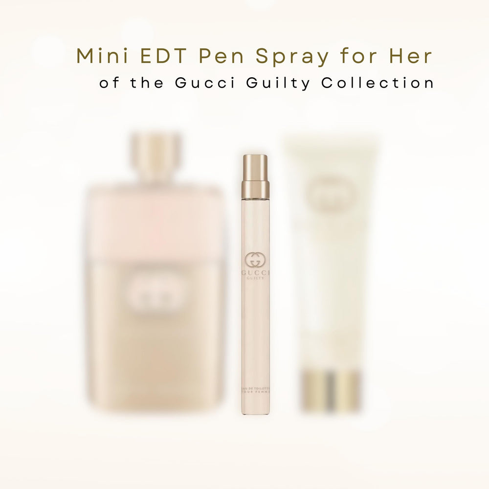 Gucci Guilty Pour Femme, aroma floral y cítrico con una base cálida.