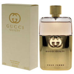 Gucci Guilty Pour Femme, uso diario con aroma distintivo y proyección.