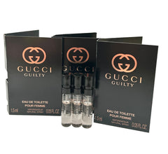 Gucci Guilty mini bottle for women, travel-friendly EDT sample set on the go