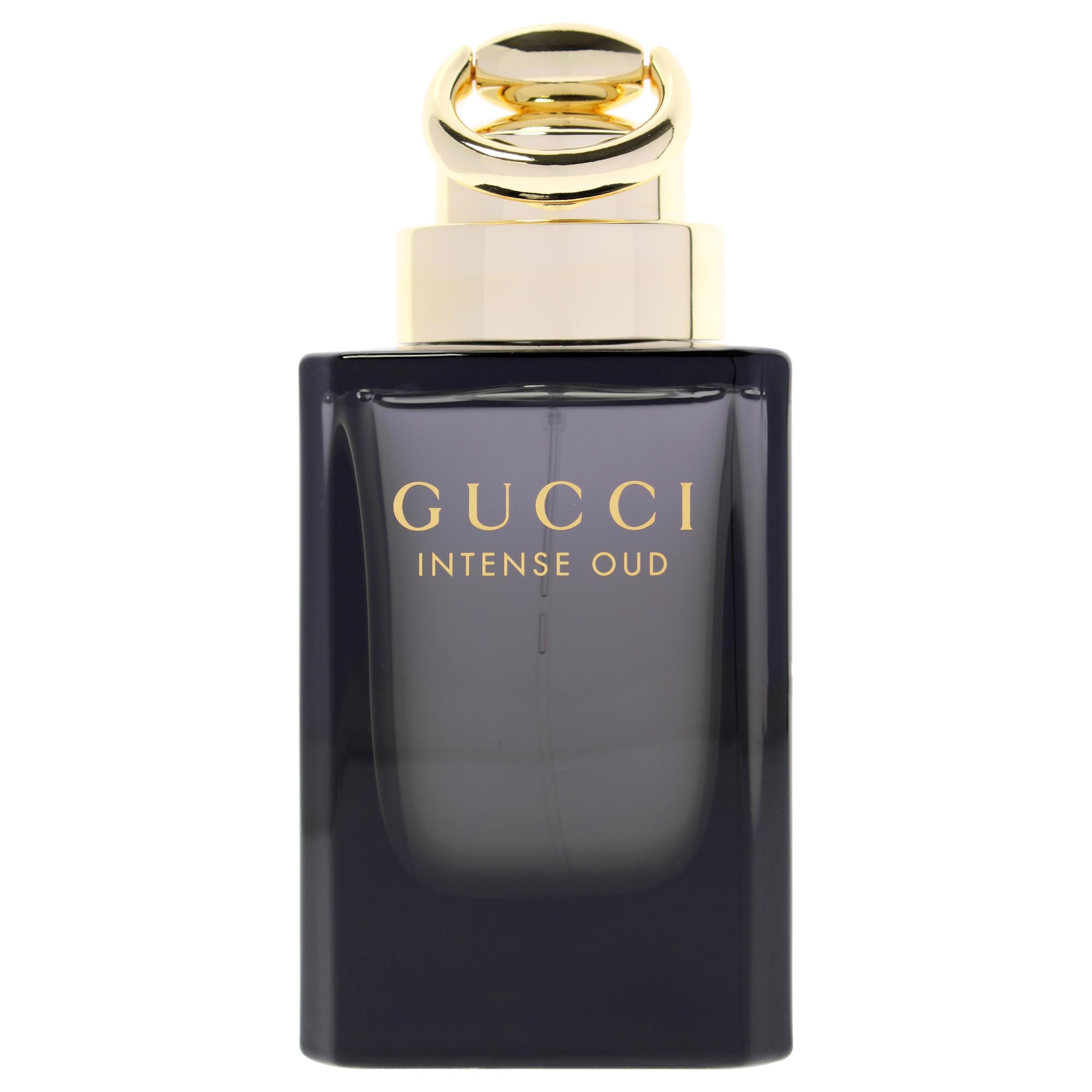 Aplicación en pulso con Gucci Intense Oud para proyección nocturna.