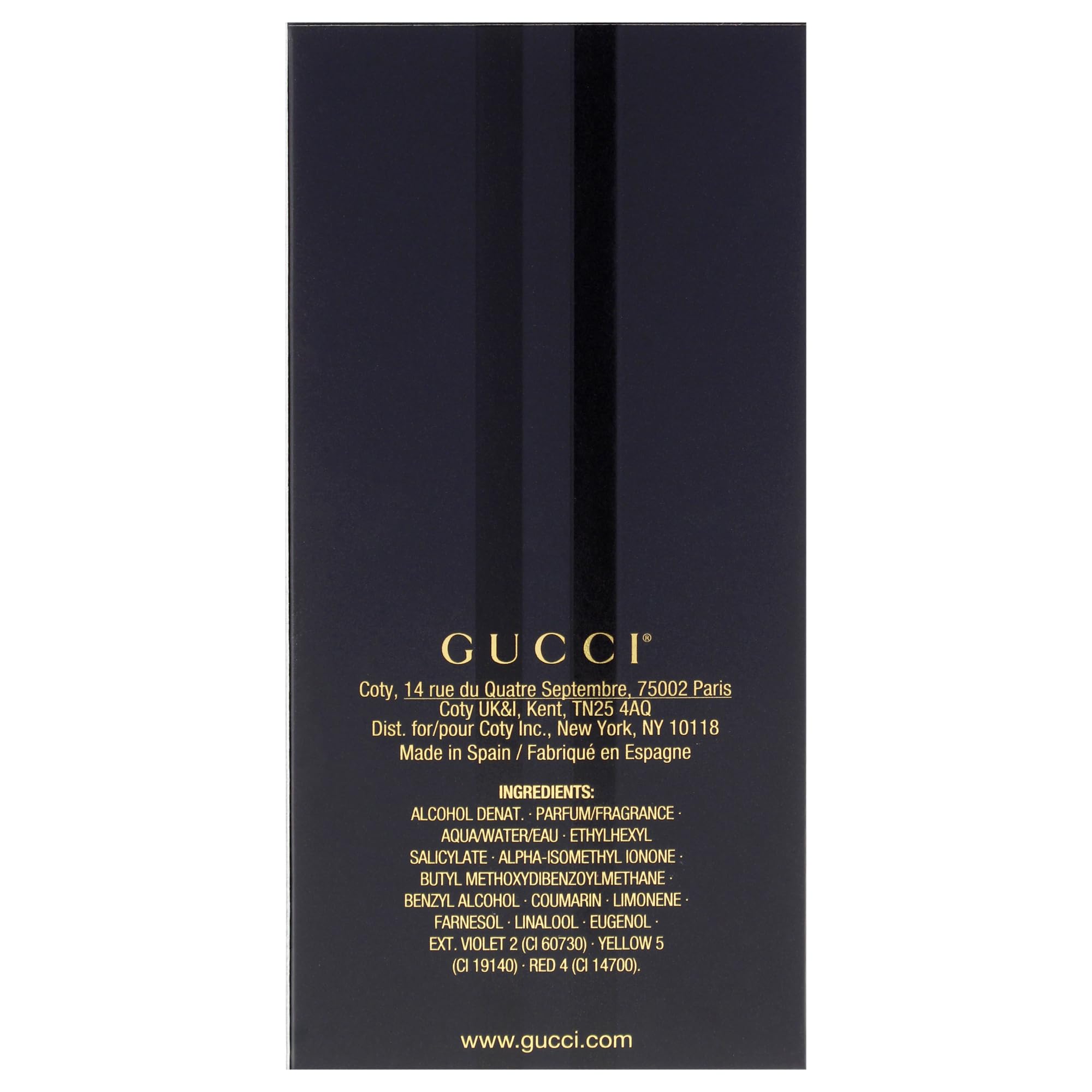 Embalaje elegante de Gucci Intense Oud, ideal como regalo sofisticado.