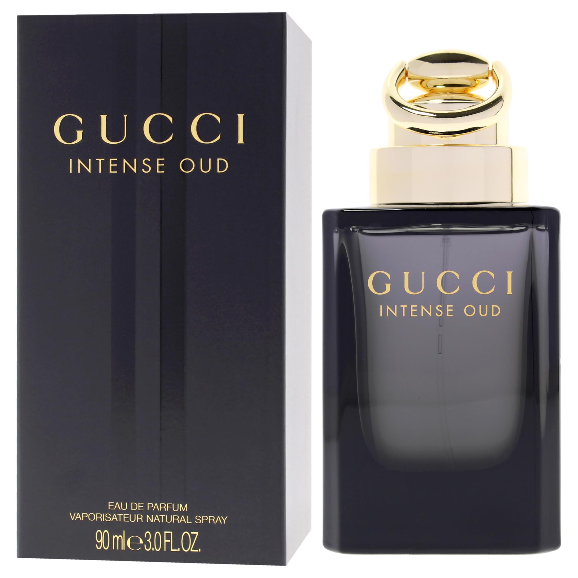 Gucci Intense Oud combina ámbar y oud para una experiencia lujosa.