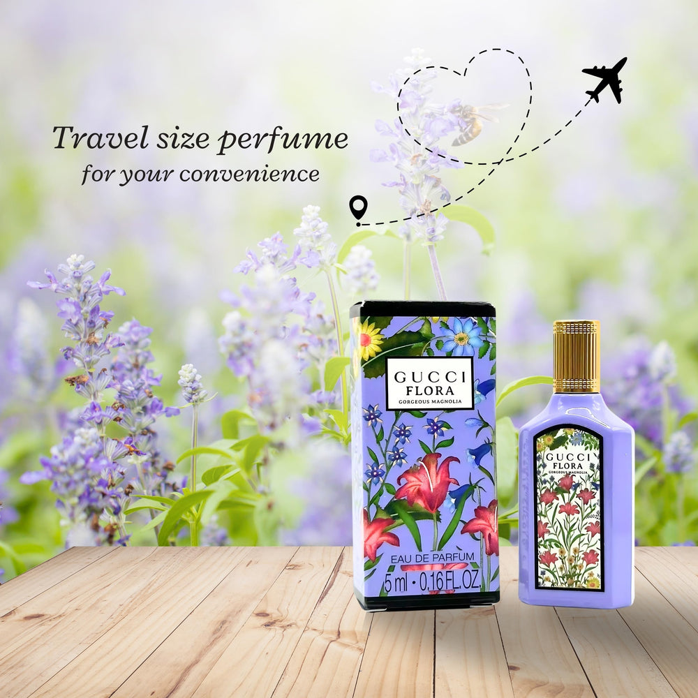 Gucci travel-size perfume in purse-friendly mini splash.