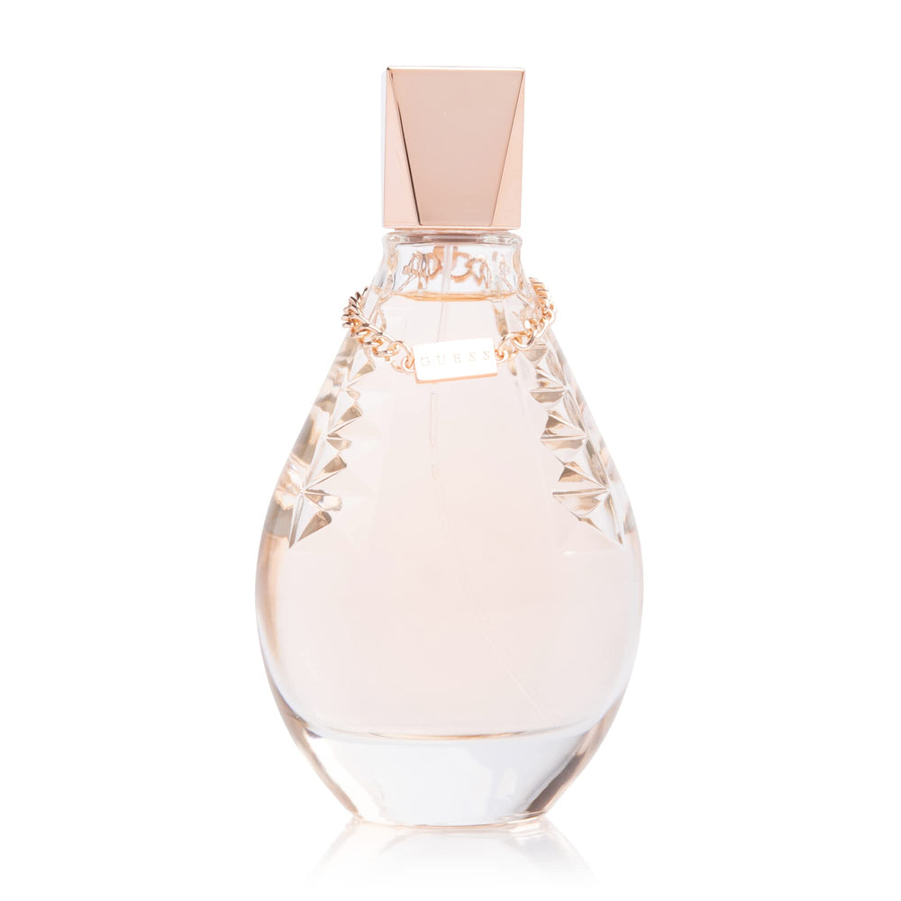 GUESS Dare: frasco lateral muestra la elegante silueta para uso diario.