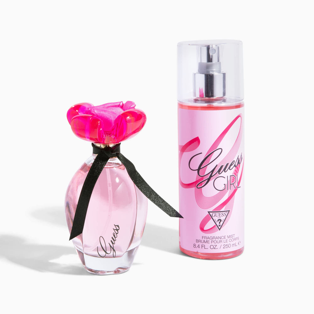 GUESS Girl bottle side view shows elegant profile for gift-ready display