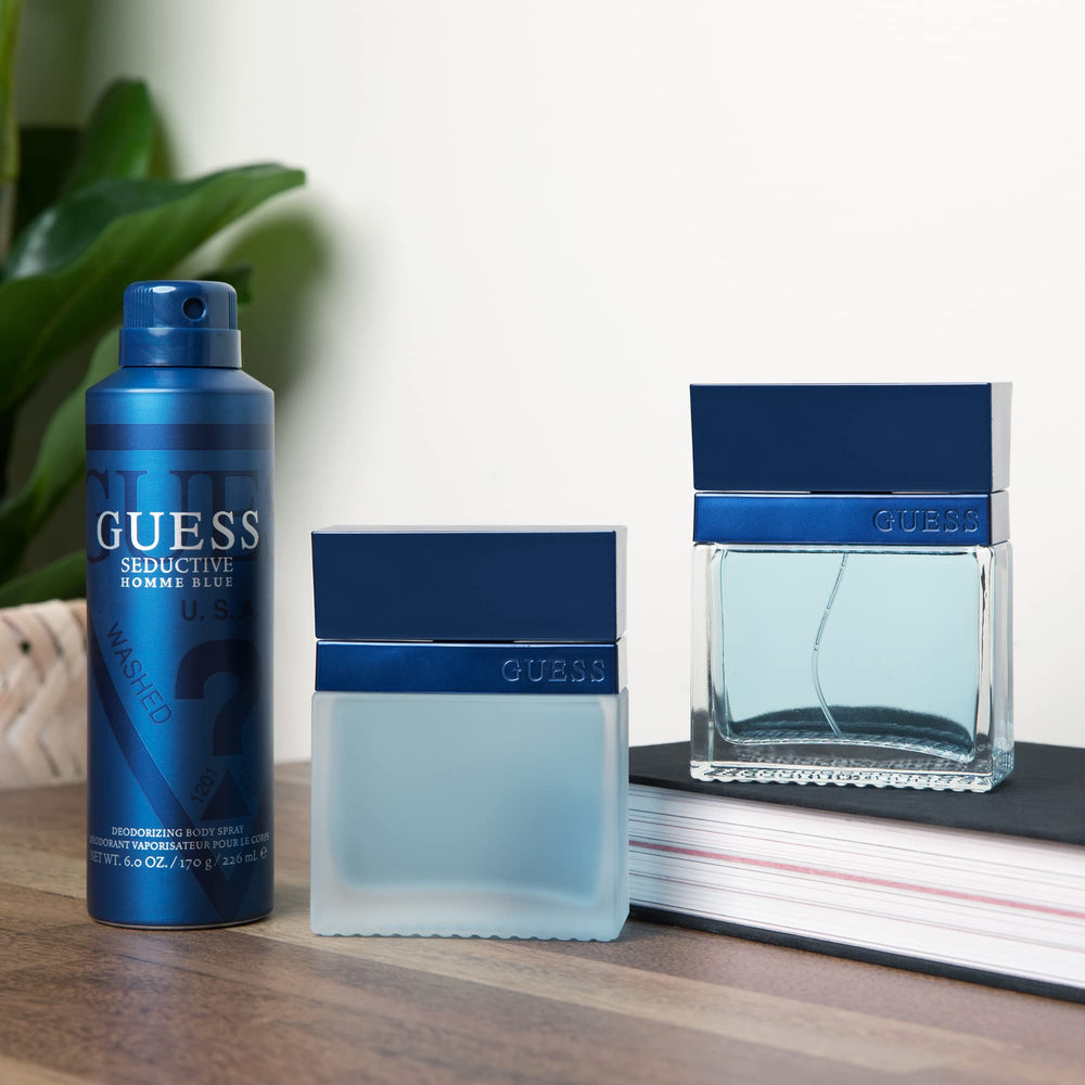 GUESS Seductive Blue: notas medias con geranio y azul coral para un toque moderno.