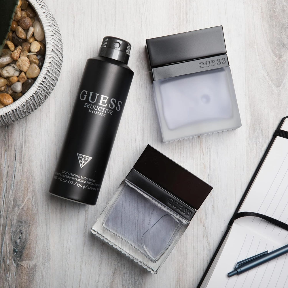GUESS Seductivo, diseño de envase que transmite sofisticación.