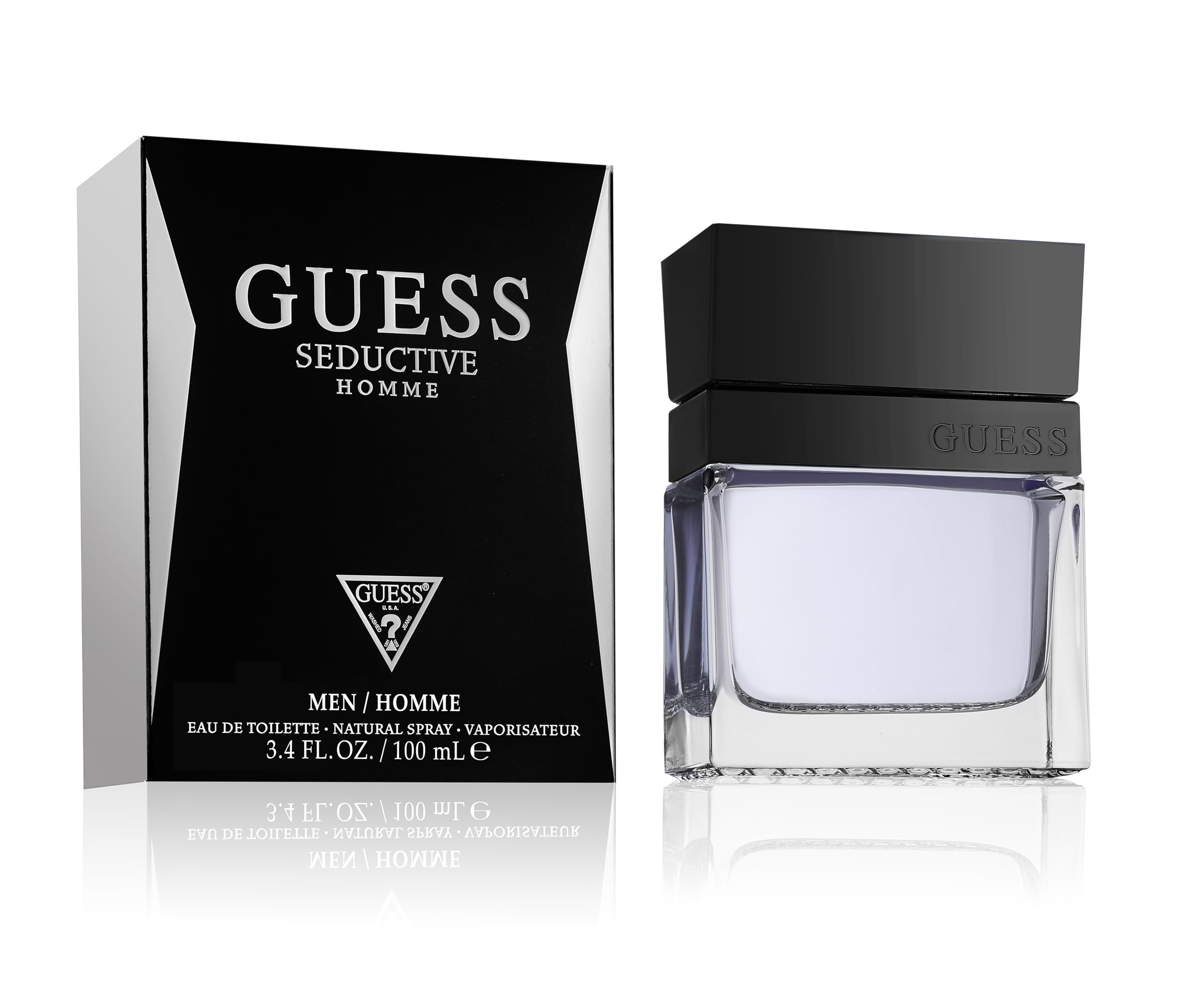 GUESS Seductivo para hombre, frasco visible para impresiones nocturnas.