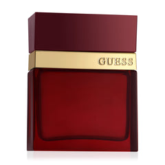 GUESS Seductivo Rojo para hombre, etiqueta detalle, captura la esencia oriental picante.