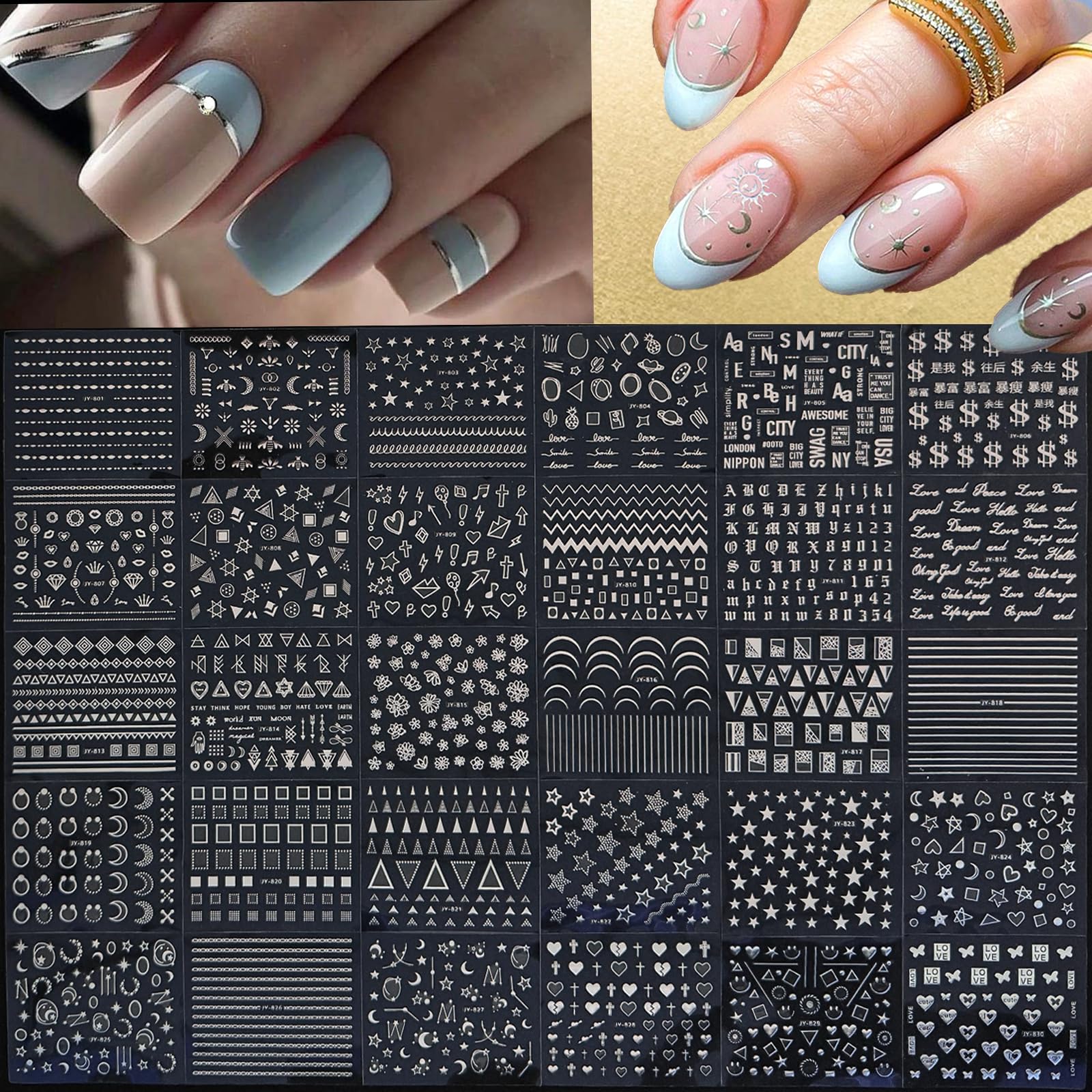 GUFUGU uñas corazones bolitas para un look divertido