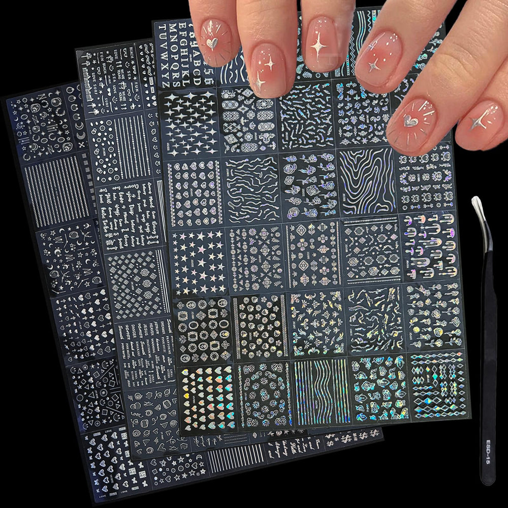 GUFUGU cristales hielo para brillo sutil en uñas naturales