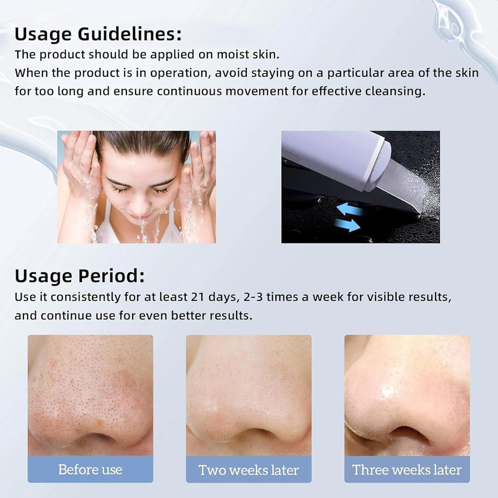 GUGUG espátula modos cuidado facial ofrece 4 configuraciones