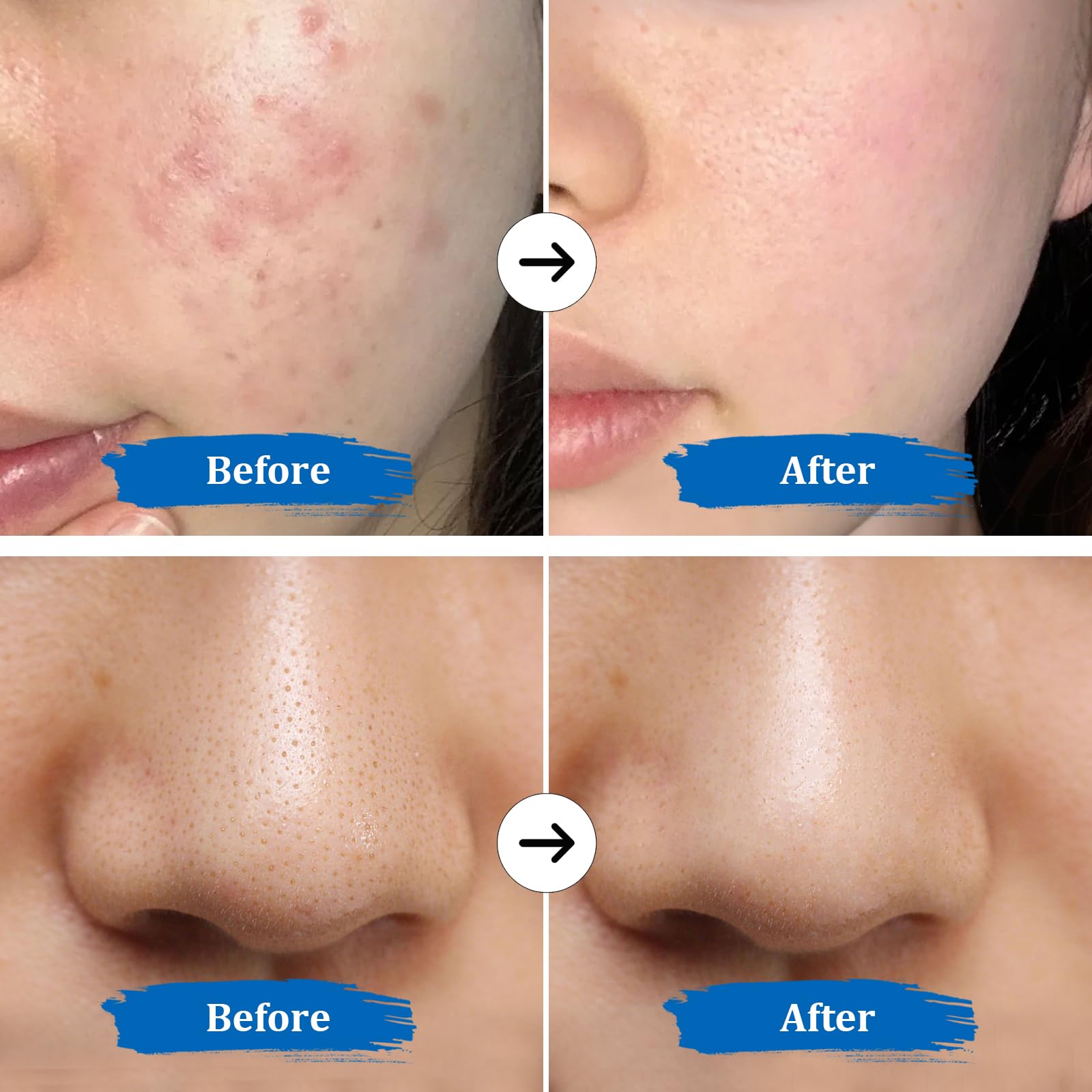 GUGUG modos Ion+ e Ion− para limpieza y absorción de productos.