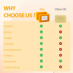 Guluxly Lemon Soap packaging emphasizing vitamin C and shea butter benefits