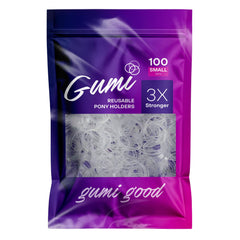 Gumi good elásticos claros de 3-4 pulgadas para pelo, con agarre cómodo.