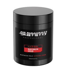 Gummy Profesional: botella transparente de 1000 ml para fijado claro y duradero.