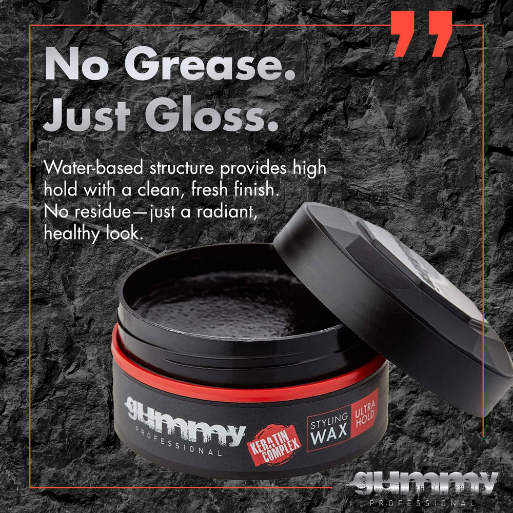 Gummy Professional moisturizing action shows hydration without residue or buildup.