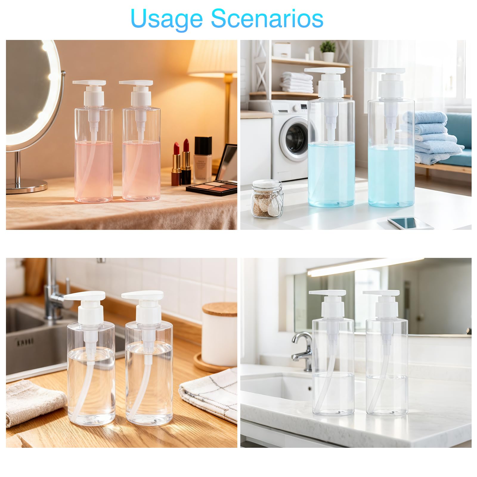 Gungtien diseño transparente facilita monitorizar el nivel de producto
