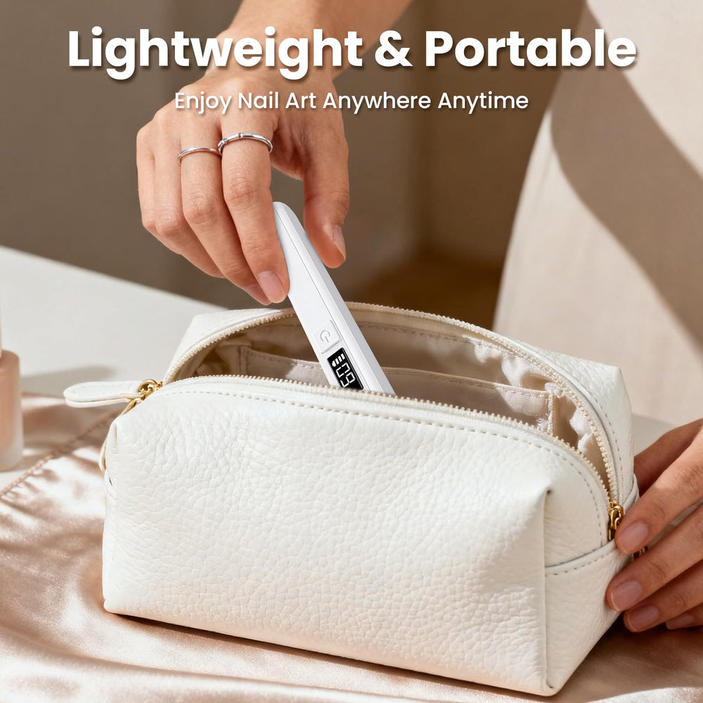 Guowo uso portátil ideal para arte de uñas en casa, estudio o viaje.
