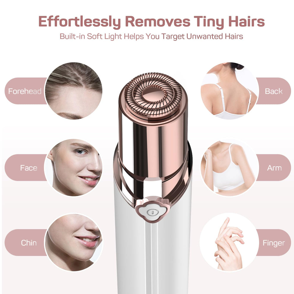 Gurelax Afeitadora Facial para Mujeres, compacto para retoques