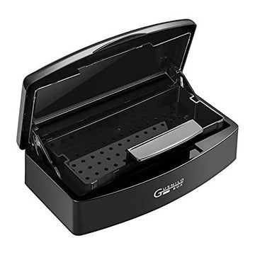 Caja esterilizadora Gusnilo para herramientas de uñas, práctica y segura.