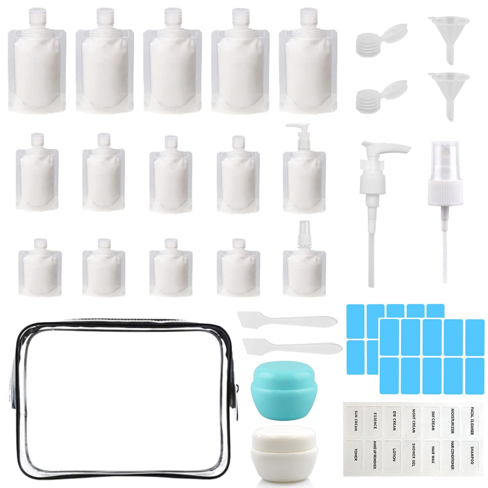 GUXACU bolsas de viaje 30 ml para salidas cortas, organización compacta.
