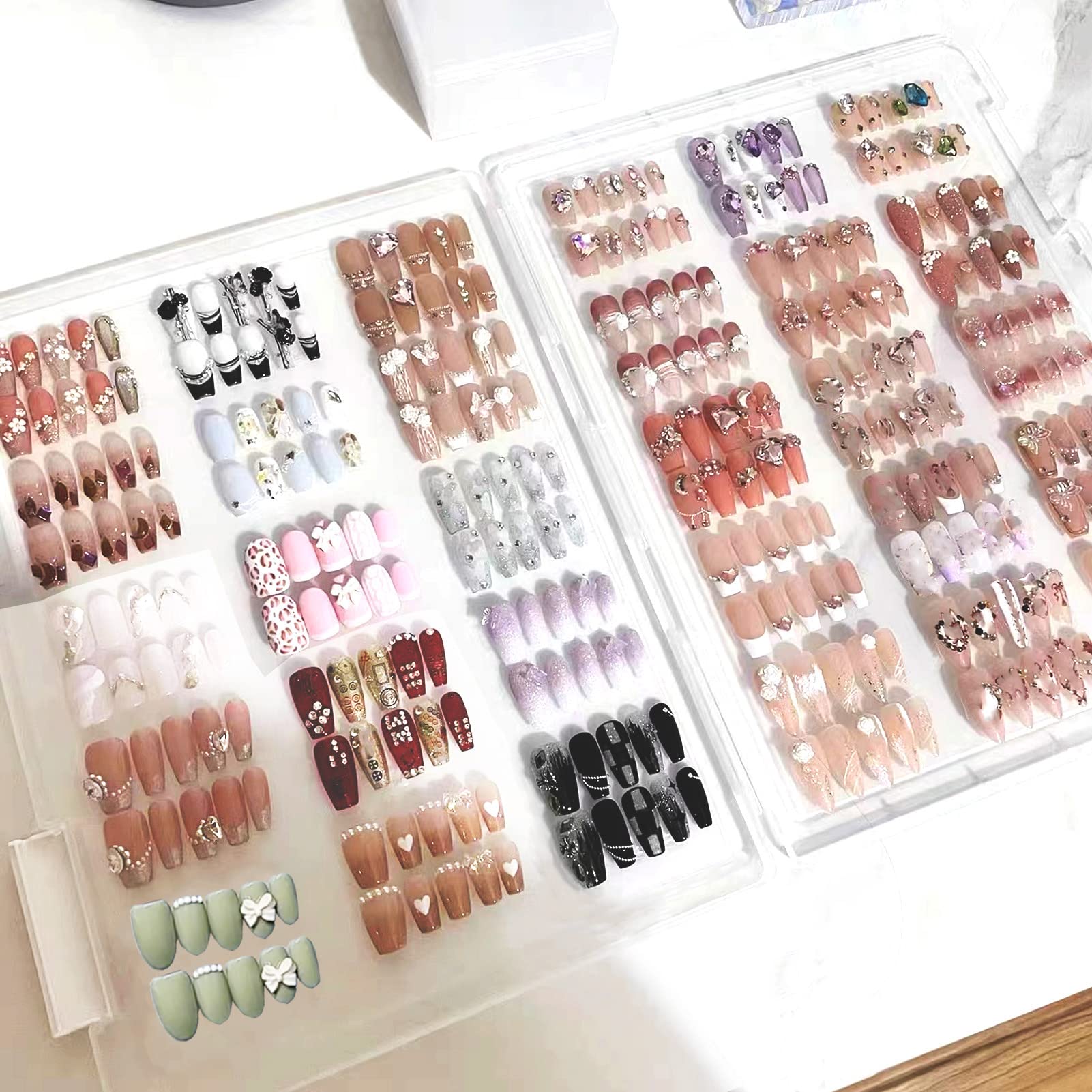 GUXACU ofrece capacidad para 400-600 uñas, útil para uso personal o profesional.