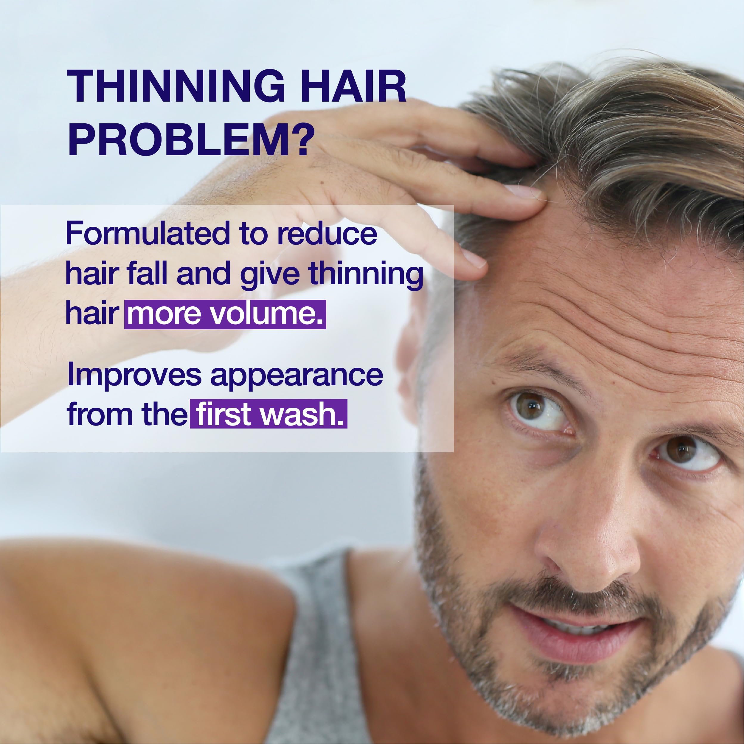 Guyology Labs Hair Growth Conditioner bottle providing gentle conditioning for scalp comfort.