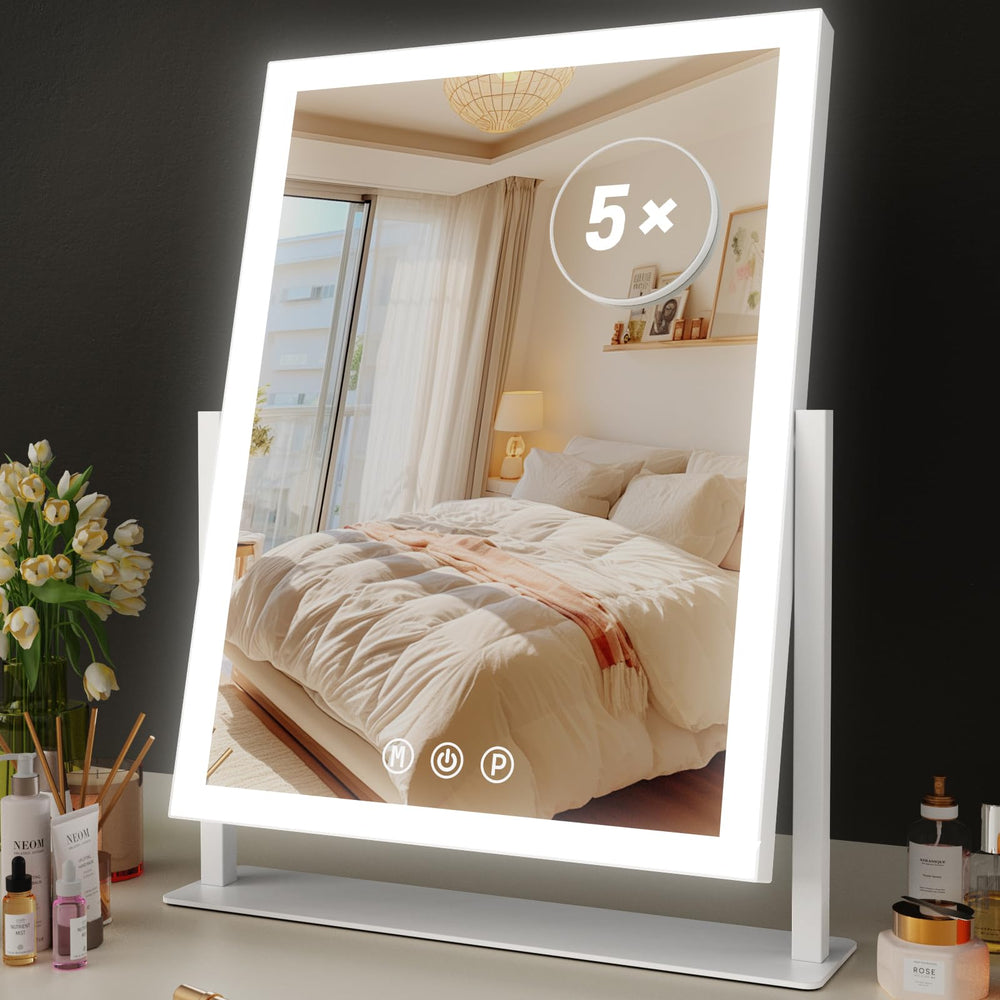 Gvnkvn éclairé – vue avant nette pour un maquillage précis.
