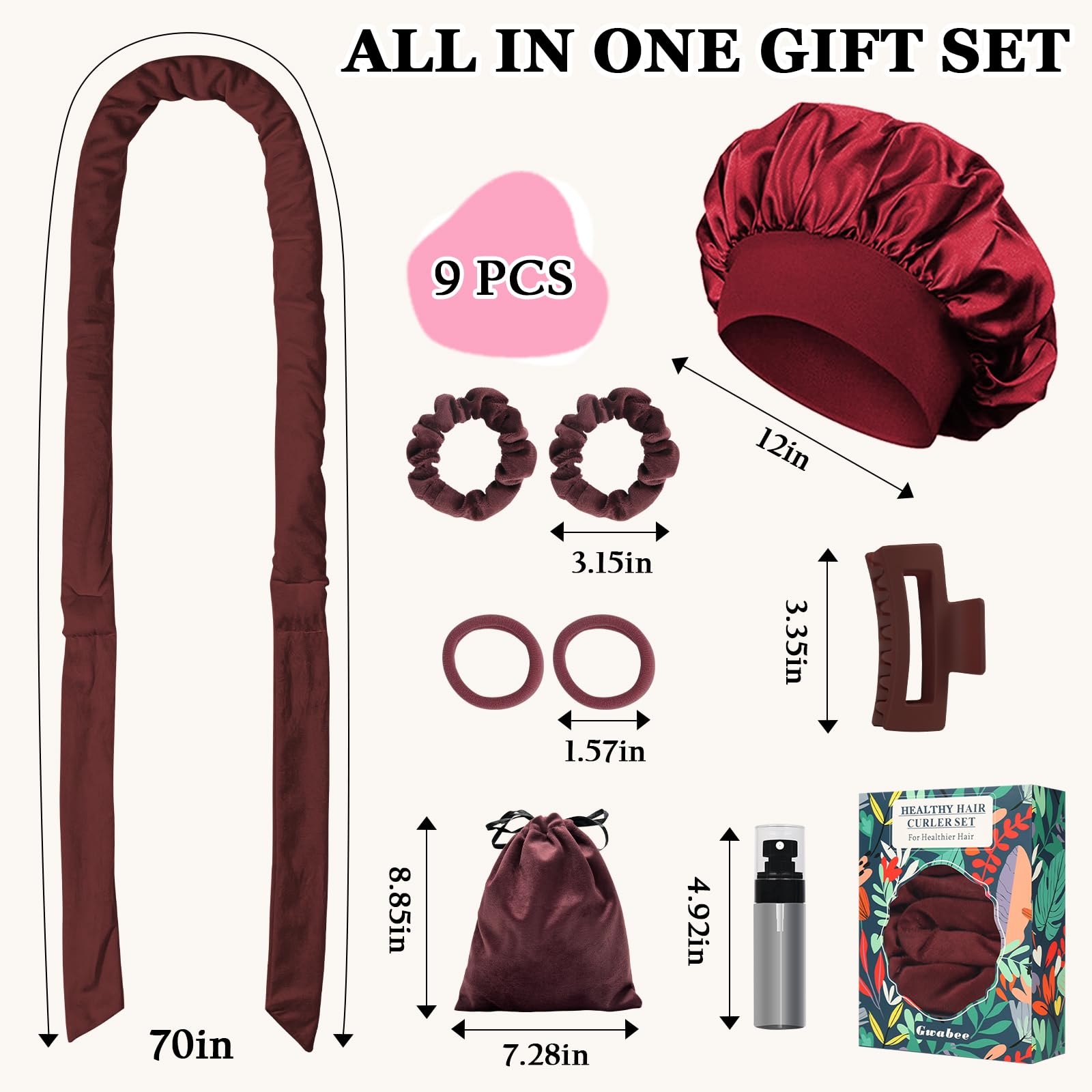 Gwabee bolsa velour de almacenamiento mantiene orden y listo para usar.