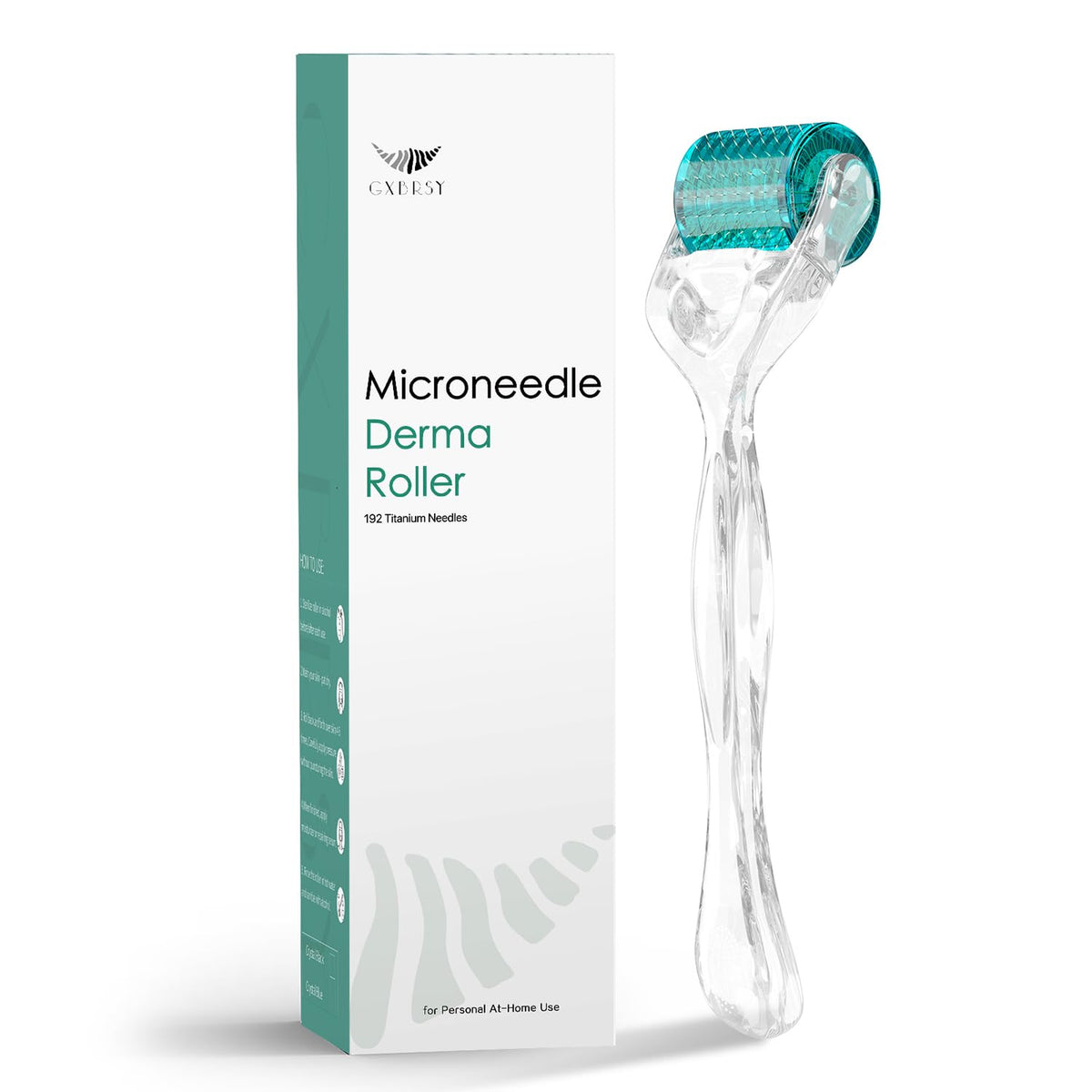 GXBRSY Derma Roller con 192 agujas de titanio para uso facial en casa.