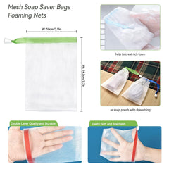GXLWJXWLV bolsas exfoliantes de jabon que protegen la piel al limpiar.
