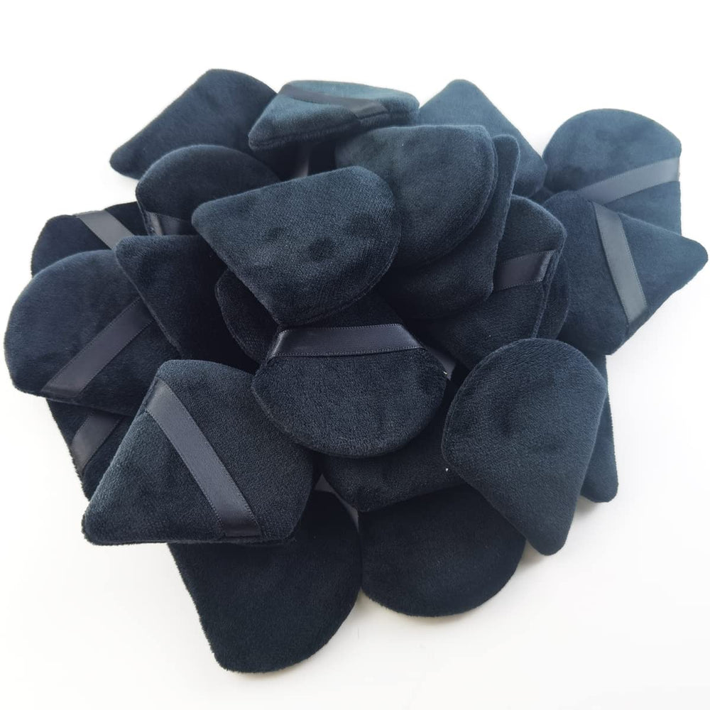 GXXMEI puff polvo triangular para polvos sueltos con acabado natural