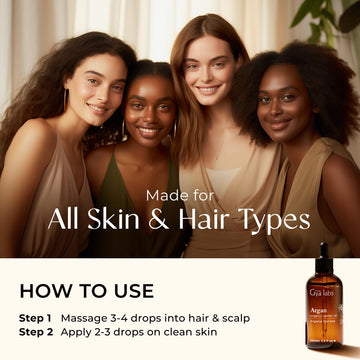 Gya Labs Argan Hair Revival Oil: aceite de argán puro para uso DIY