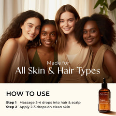 Gya Labs Argan Hair Revival Oil: aceite de argán puro para uso DIY