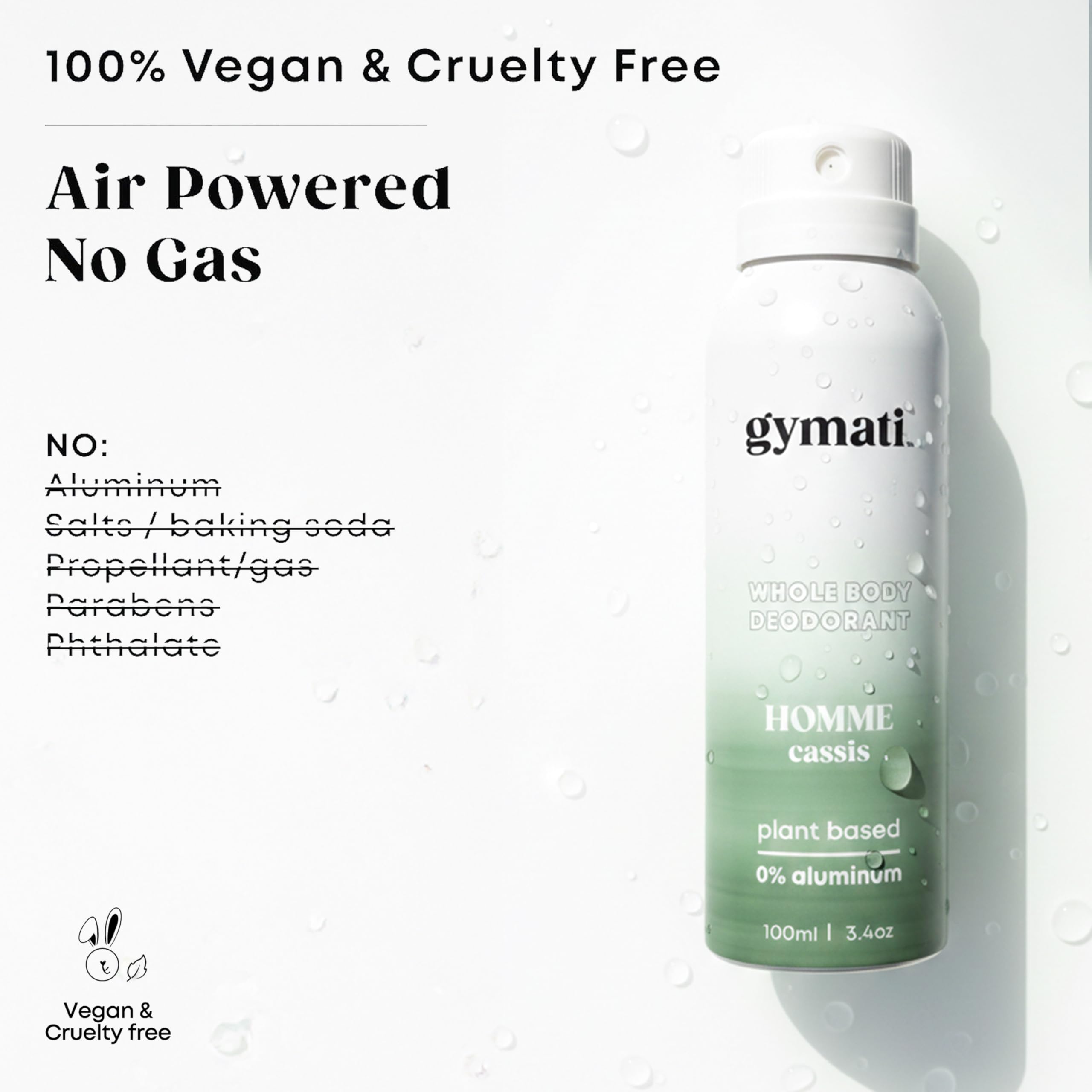 Gymati Déodorant Spray - parfum design inspiré des fragrances de créateurs.