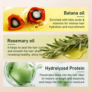 Gypsophila Batana Aceite: ingredientes clave para fortalecer y nutrir el cabello.